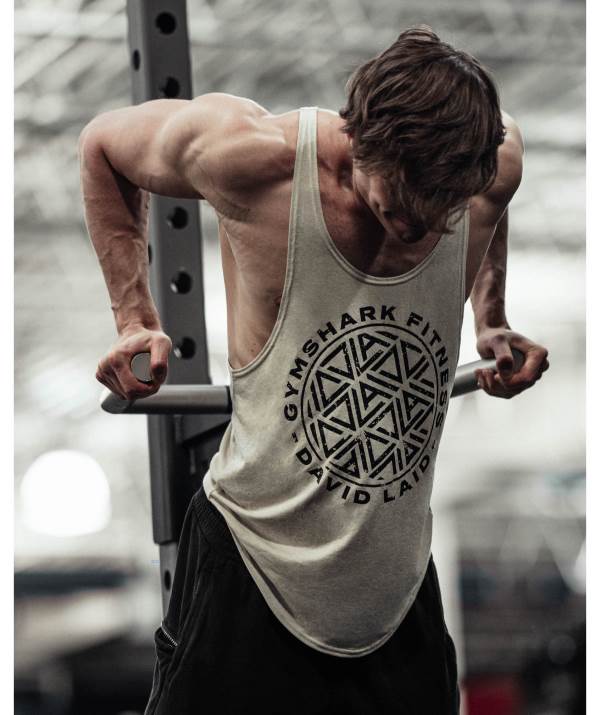 Panske Tielko Gymshark GS x David Laid Stringer Siva | FK3459162